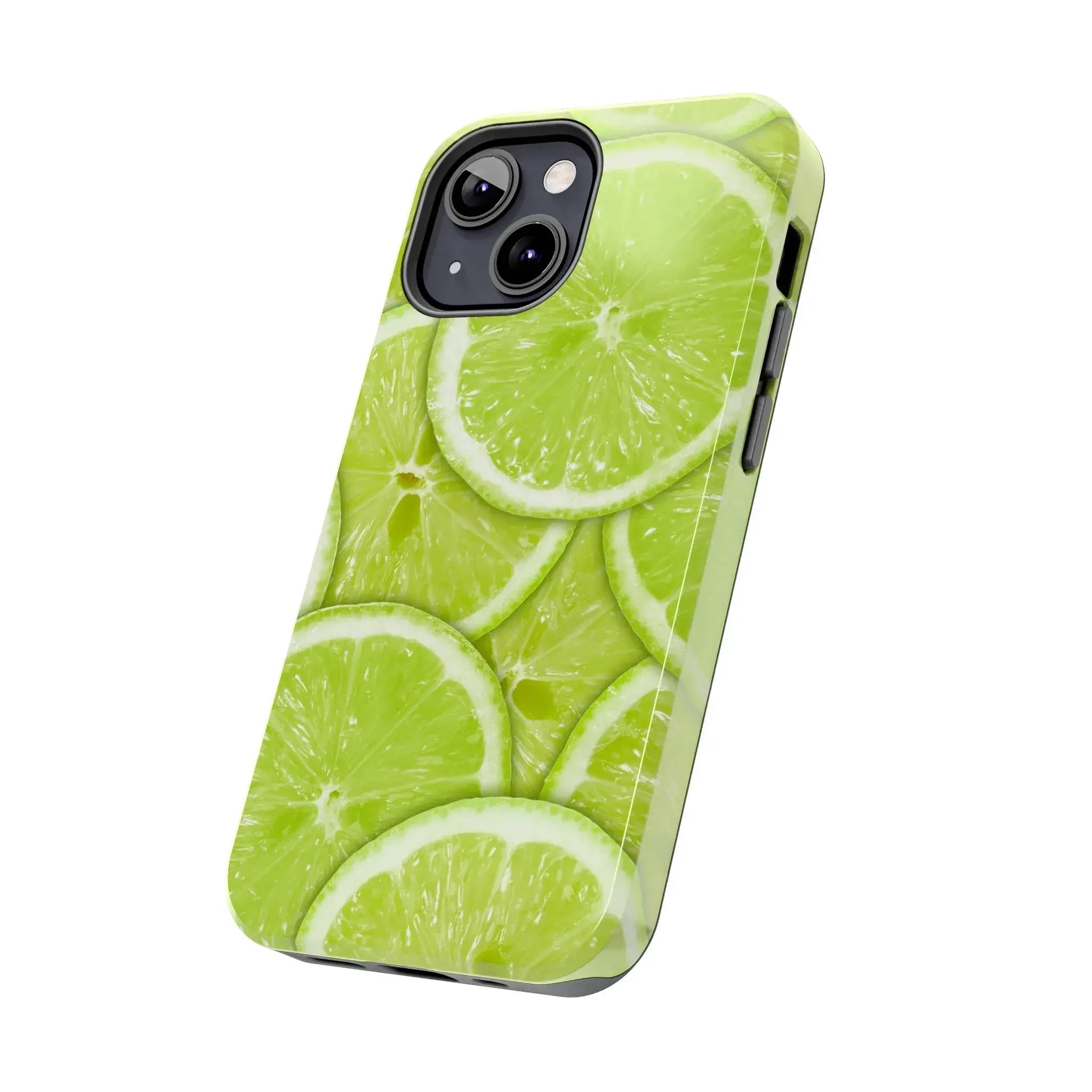 Green Citrus Lime Phone Case (Apple & Android) - Pink Sweetheart