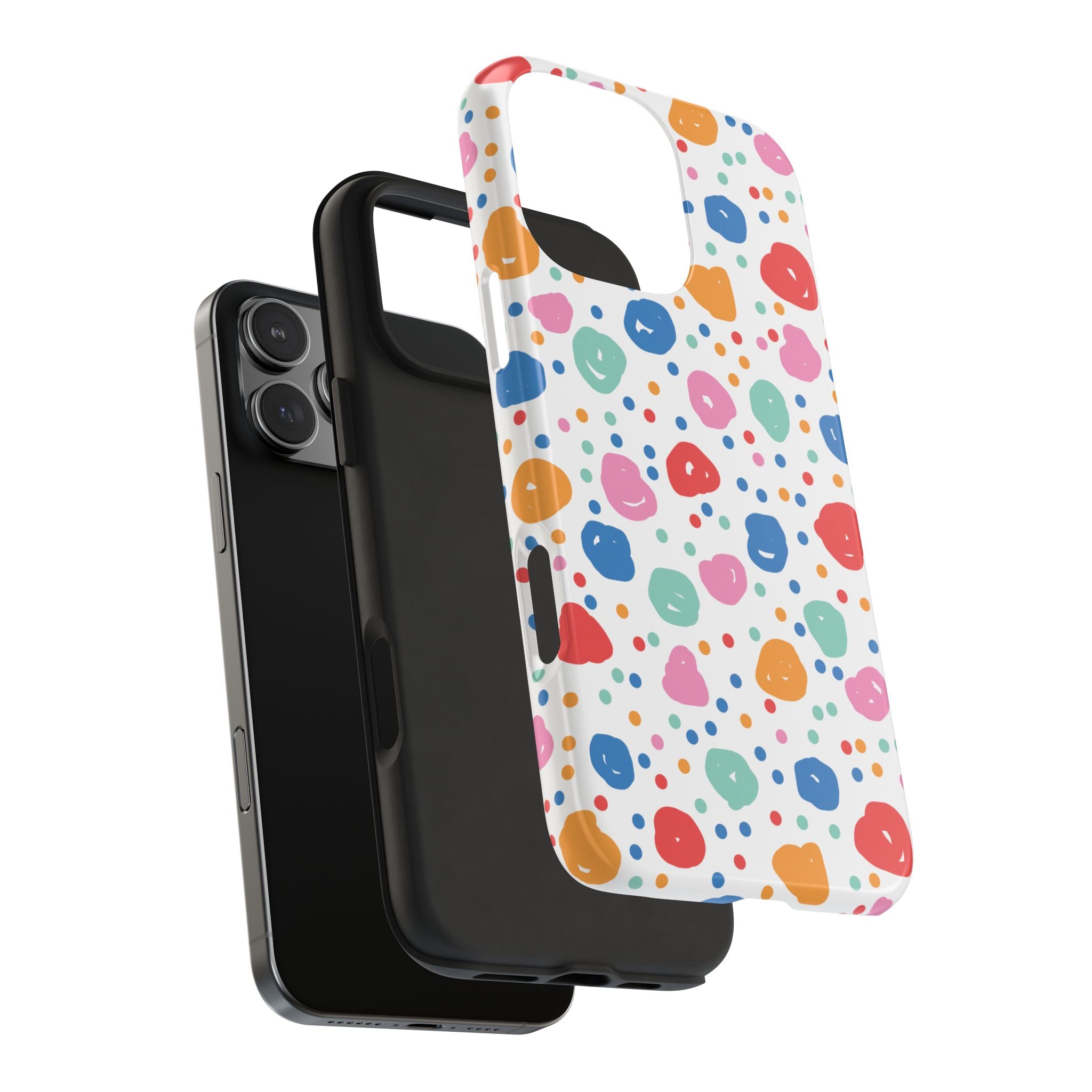 Seamless Hand Drawn Polka Phone Case (Apple & Android)
