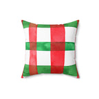 Wrapped Xmas Present Square Pillow