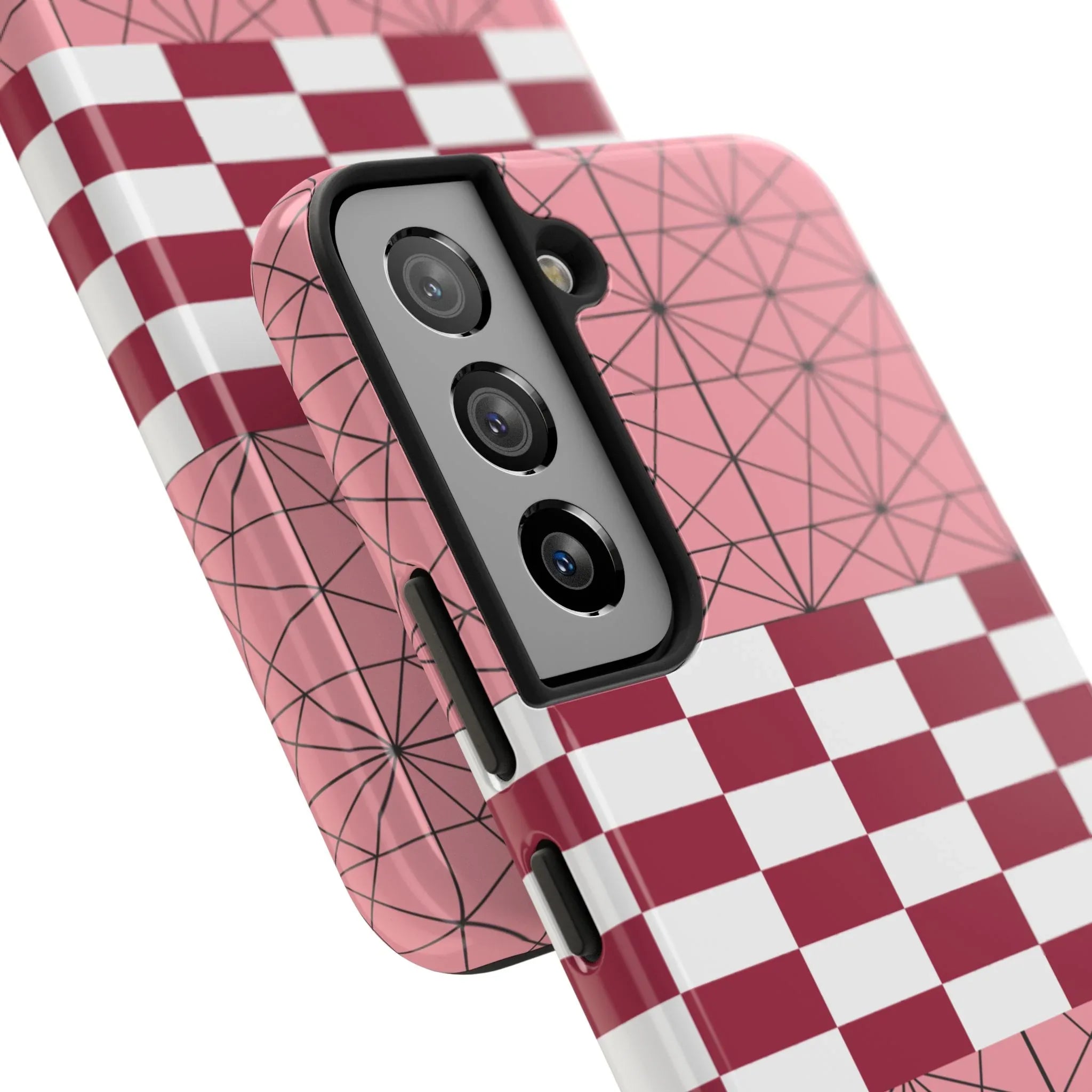 Geometric Kimono Tough Phone Case (Apple & Android) - Pink Sweetheart