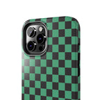 Checkered Kimono Tough Phone Case (Apple & Android) - Pink Sweetheart
