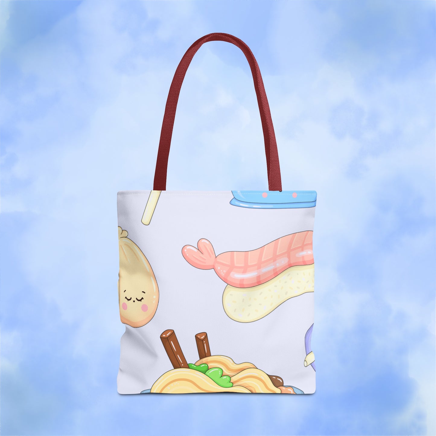 Kawaii Anime Snacks Tote Bag