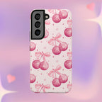 Disco Cherries Phone Case (Apple & Android) - Pink Sweetheart