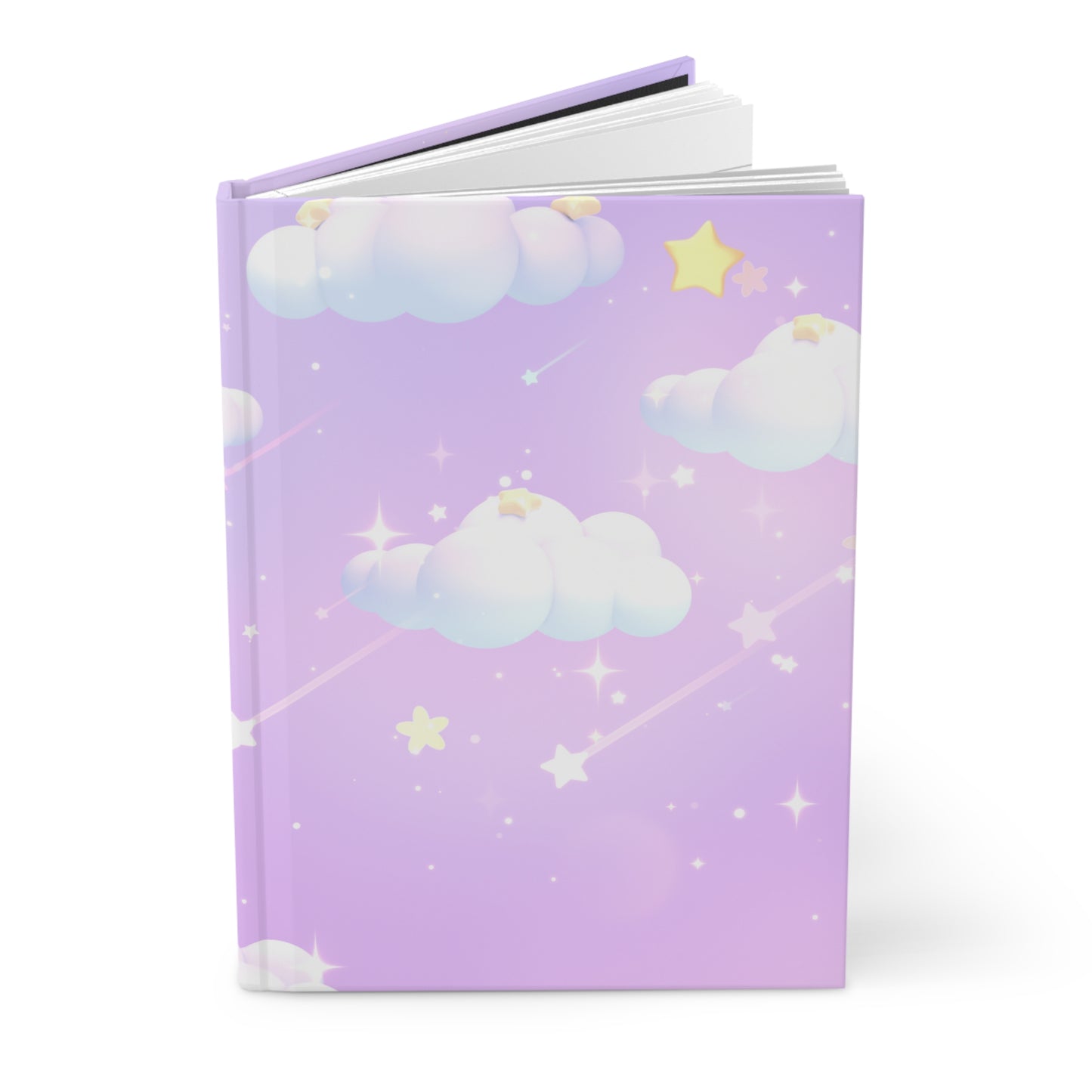 Cloudy Lavender Skies Hardcover Matte Journal