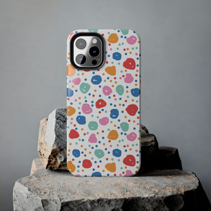 Seamless Hand Drawn Polka Phone Case