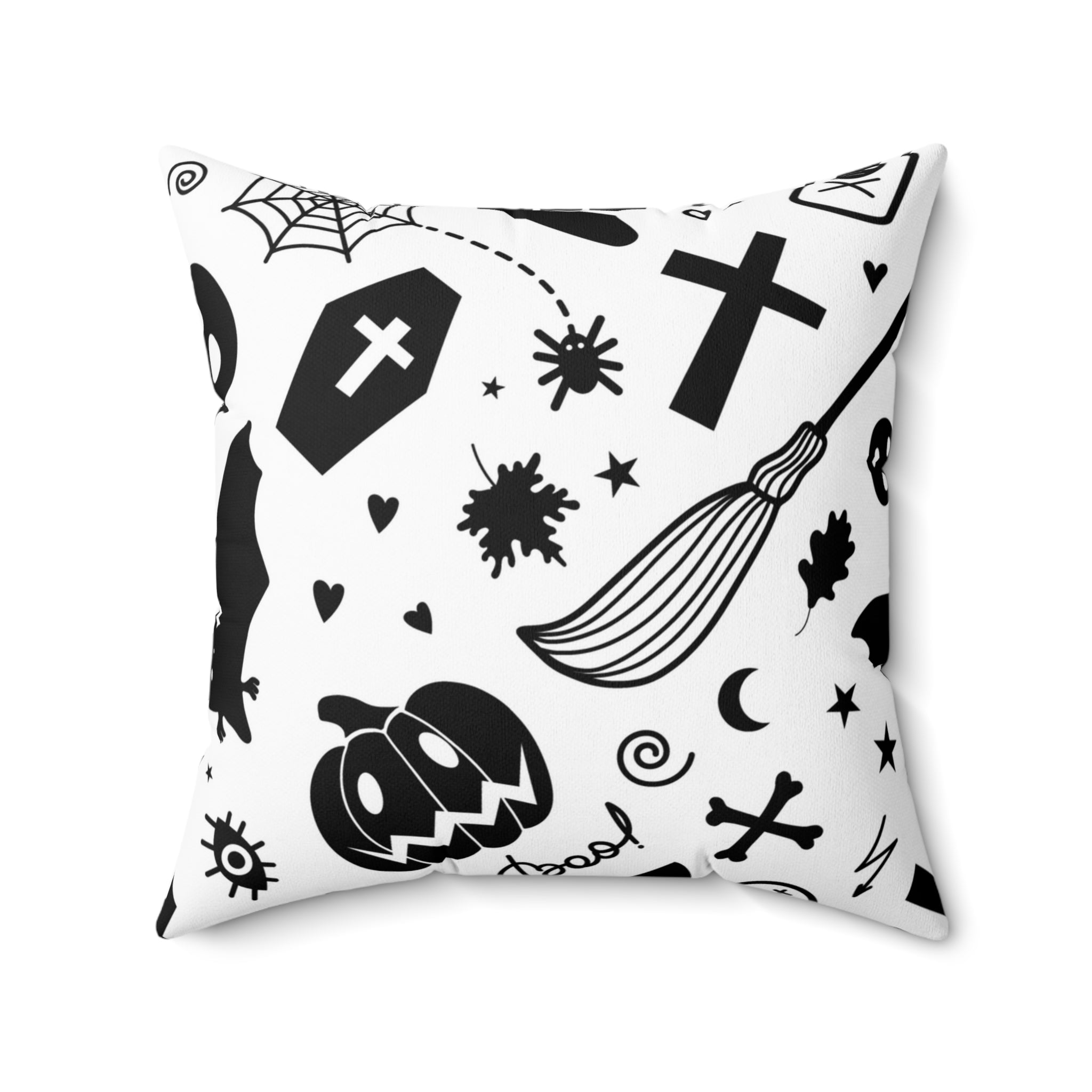 Witches Recipe Square Pillow