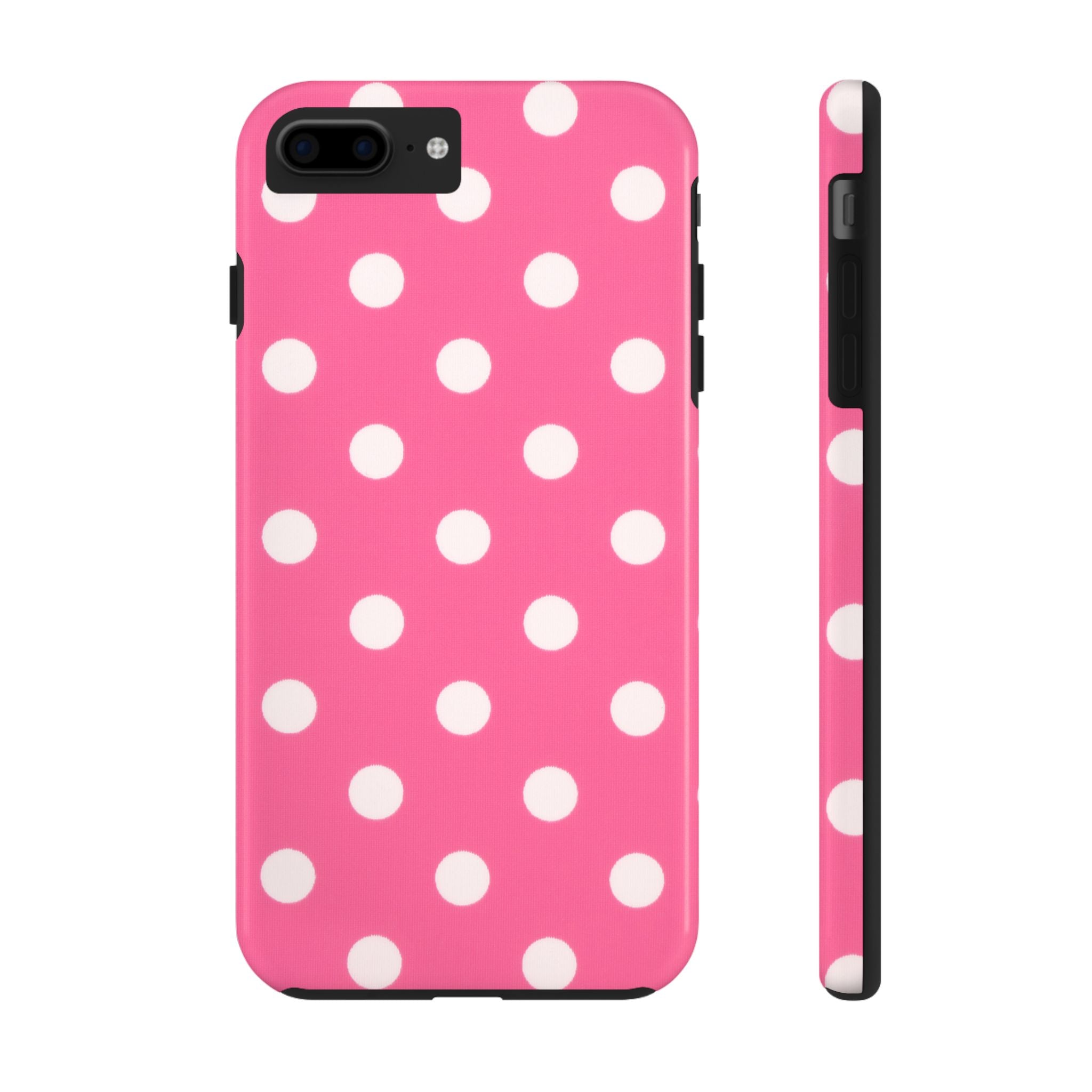 Pink Polka Dot Phone Case (Apple & Android)