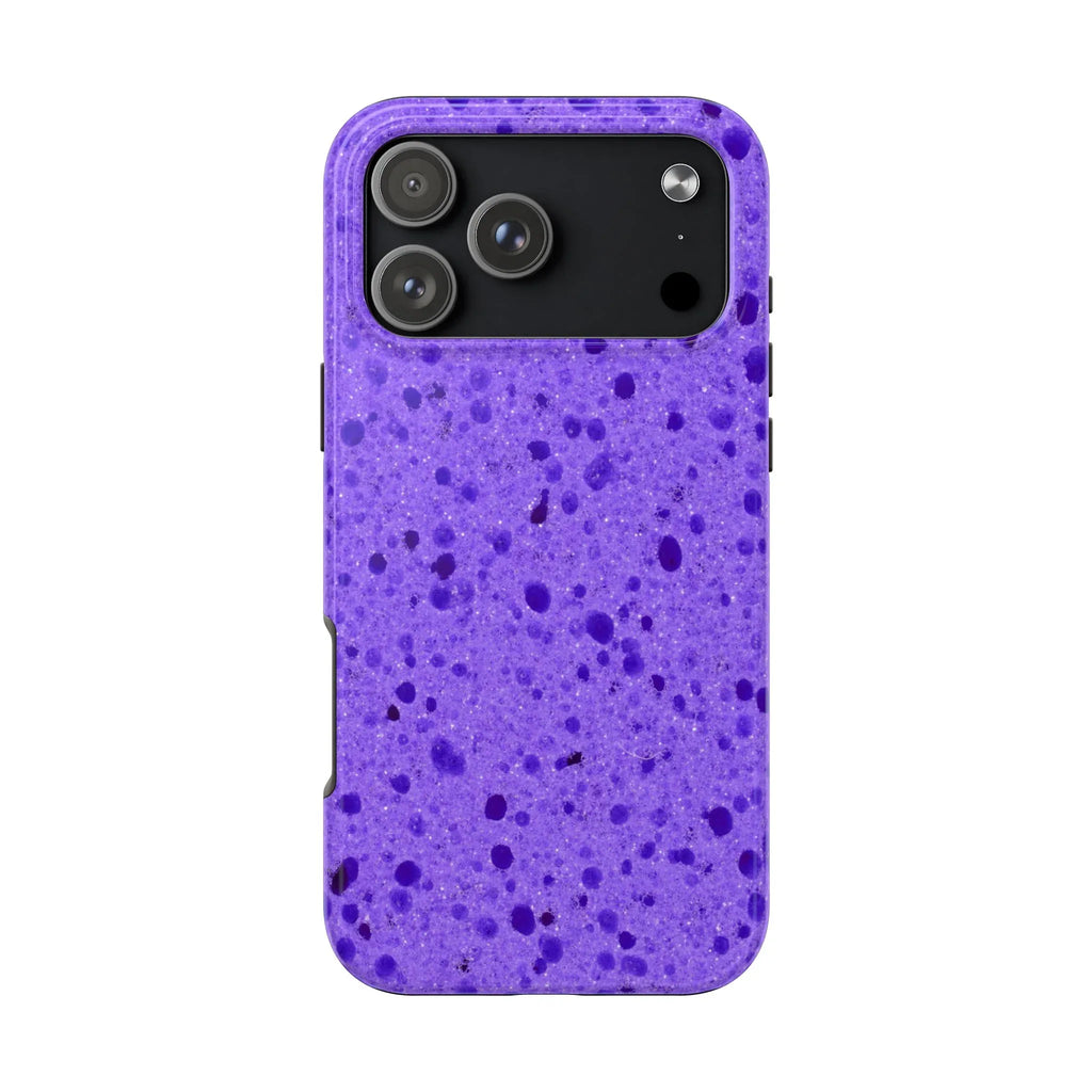 Purple Sponge Phone Case (Apple & Android) - Pink Sweetheart