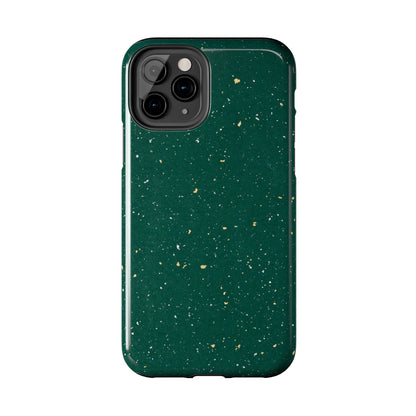 Emerald Gold Flecked Phone Case