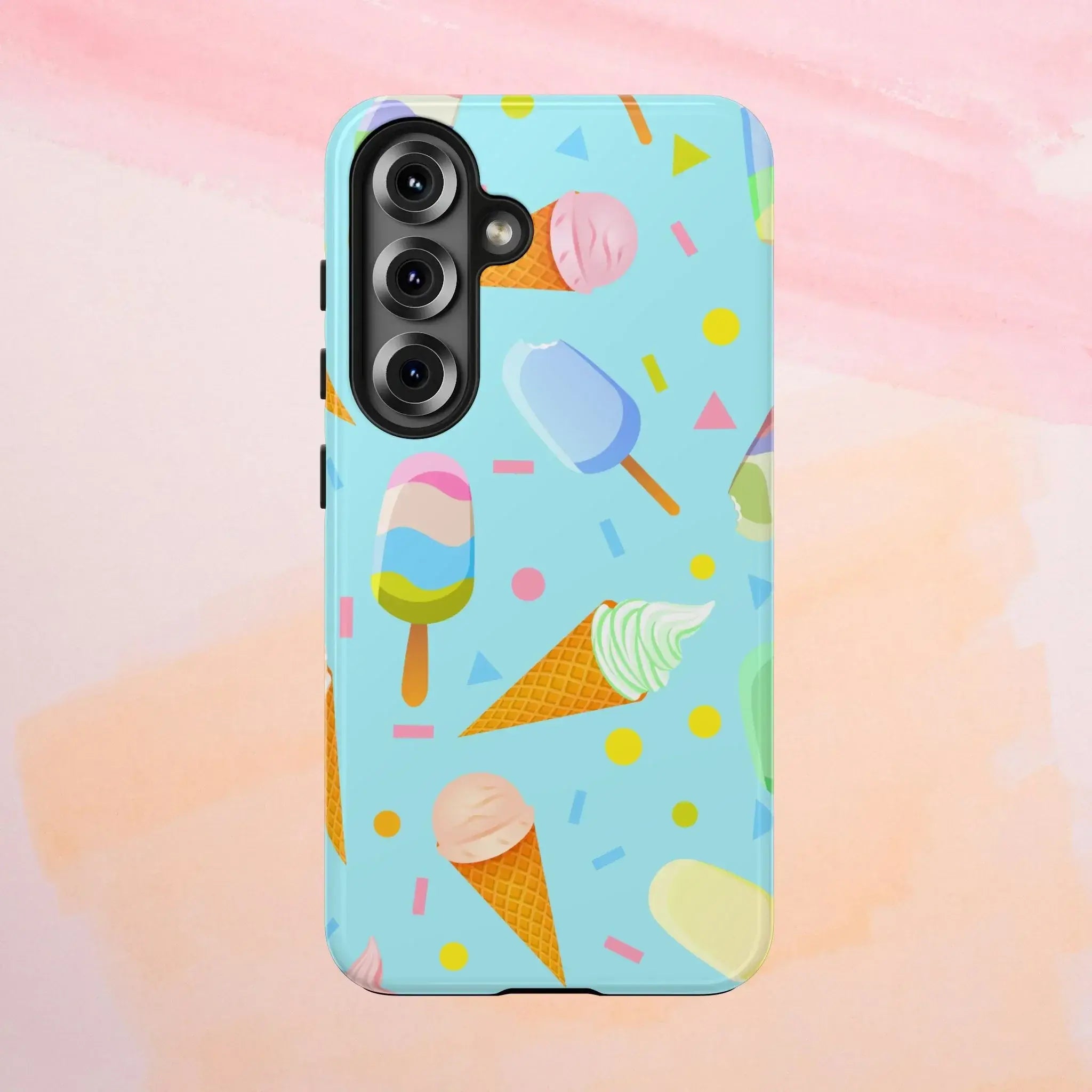 Ice Cream Festival Phone Case (Apple & Android) - Pink Sweetheart