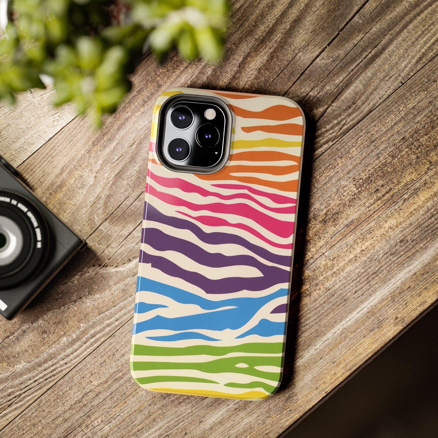 Rainbow Zebra Phone Case