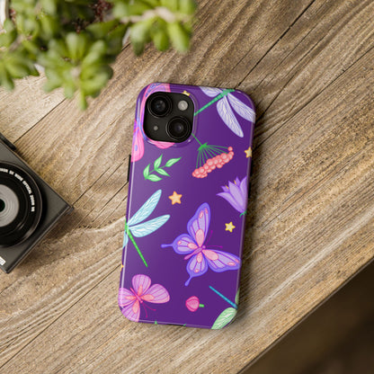 Purple Majestic Butterfly Phone Case