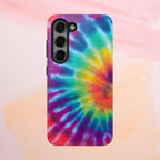 Groovy Tie Dye Phone Case (Apple & Android) - Pink Sweetheart