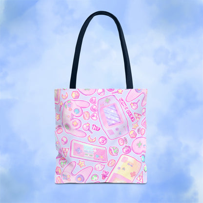 Pink Pastel Gamer Girl Tote Bag