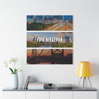 Philadelphia Skyline Acrylic Prints (Triptych)