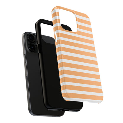 Orange Stripe Lines Phone Case