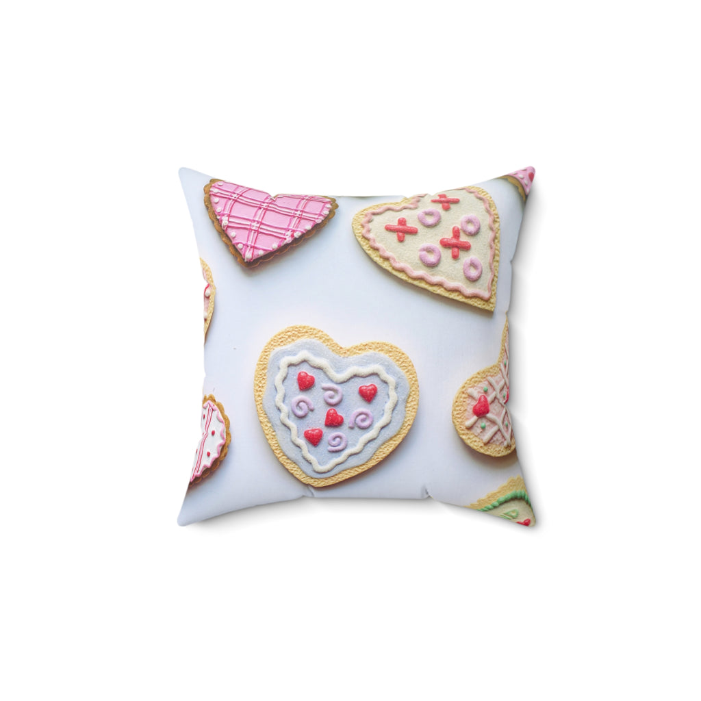 Frosted Sugar Cookies Square Pillow