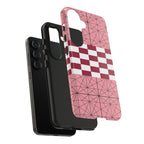 Geometric Kimono Tough Phone Case (Apple & Android) - Pink Sweetheart
