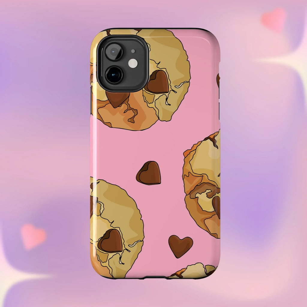 Chocolate Chip Cookies Phone Case (Apple & Android) - Pink Sweetheart