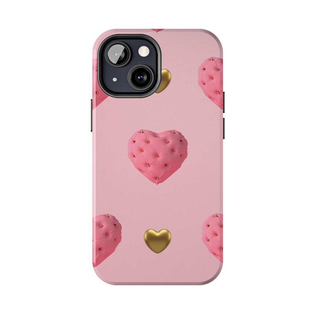 Heart of Gold Pink Phone Case (Apple & Android)