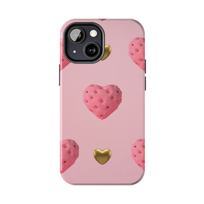 Heart of Gold Pink Phone Case