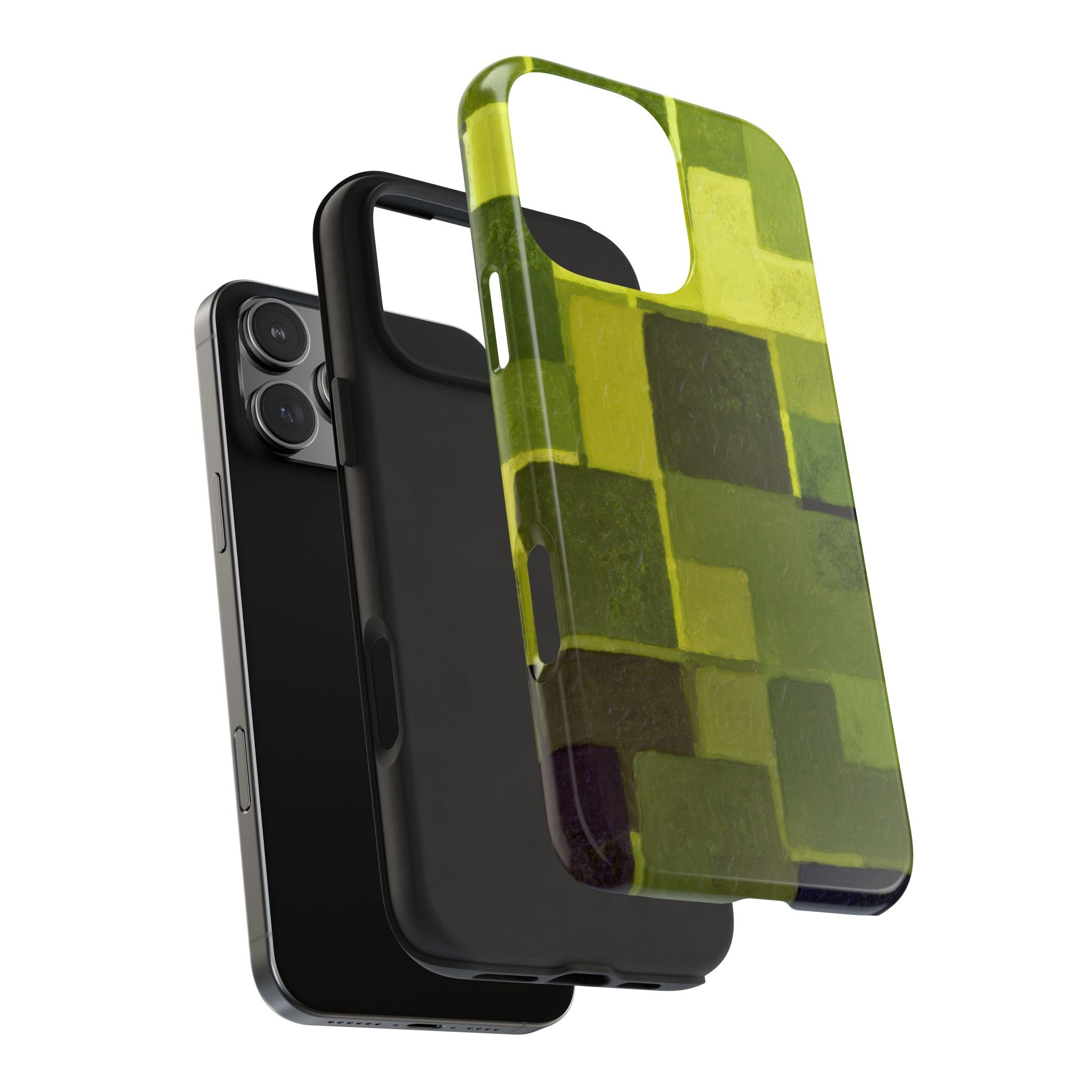 Chartreuse Patchwork Phone Case (Apple & Android)