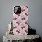 Strawberry Cherries Phone Case (Apple & Android) - Pink Sweetheart