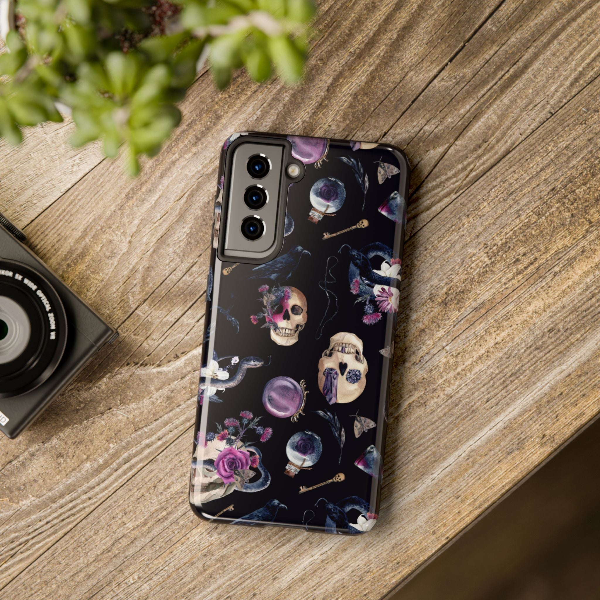 Gothic Witch Spells Phone Case (Apple & Android)