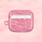 Pink Shag Rug AirPod Case