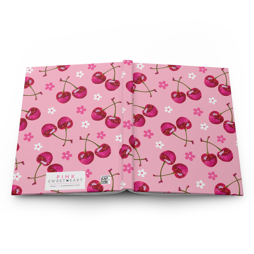 Sparkling Cherry Hardcover Matte Journal