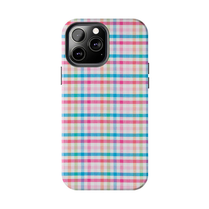 Checked Pattern Phone Case