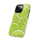 Green Citrus Lime Phone Case (Apple & Android) - Pink Sweetheart