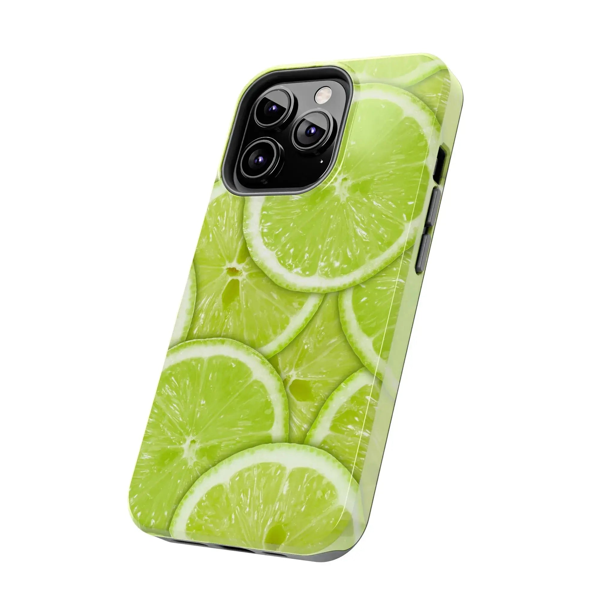 Green Citrus Lime Phone Case (Apple & Android) - Pink Sweetheart