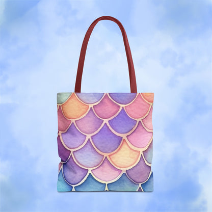 Watercolor Mermaid Tote Bag