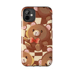 Retro Brown Bear Phone Case (Apple & Android)