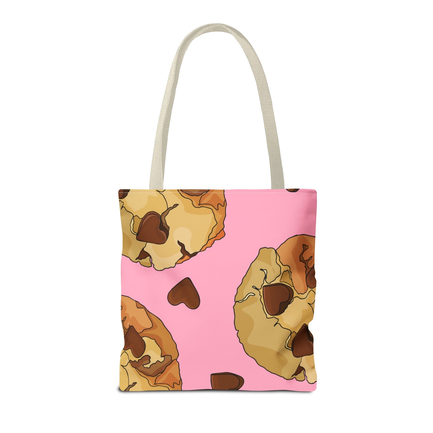 Chocolate Chip Heart Cookies Tote Bag