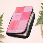Peachy Pink Squares Book Cover