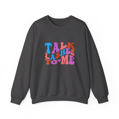 Talk Lashes to Me Unisex Heavy Blend™ Crewneck Sweatshirt