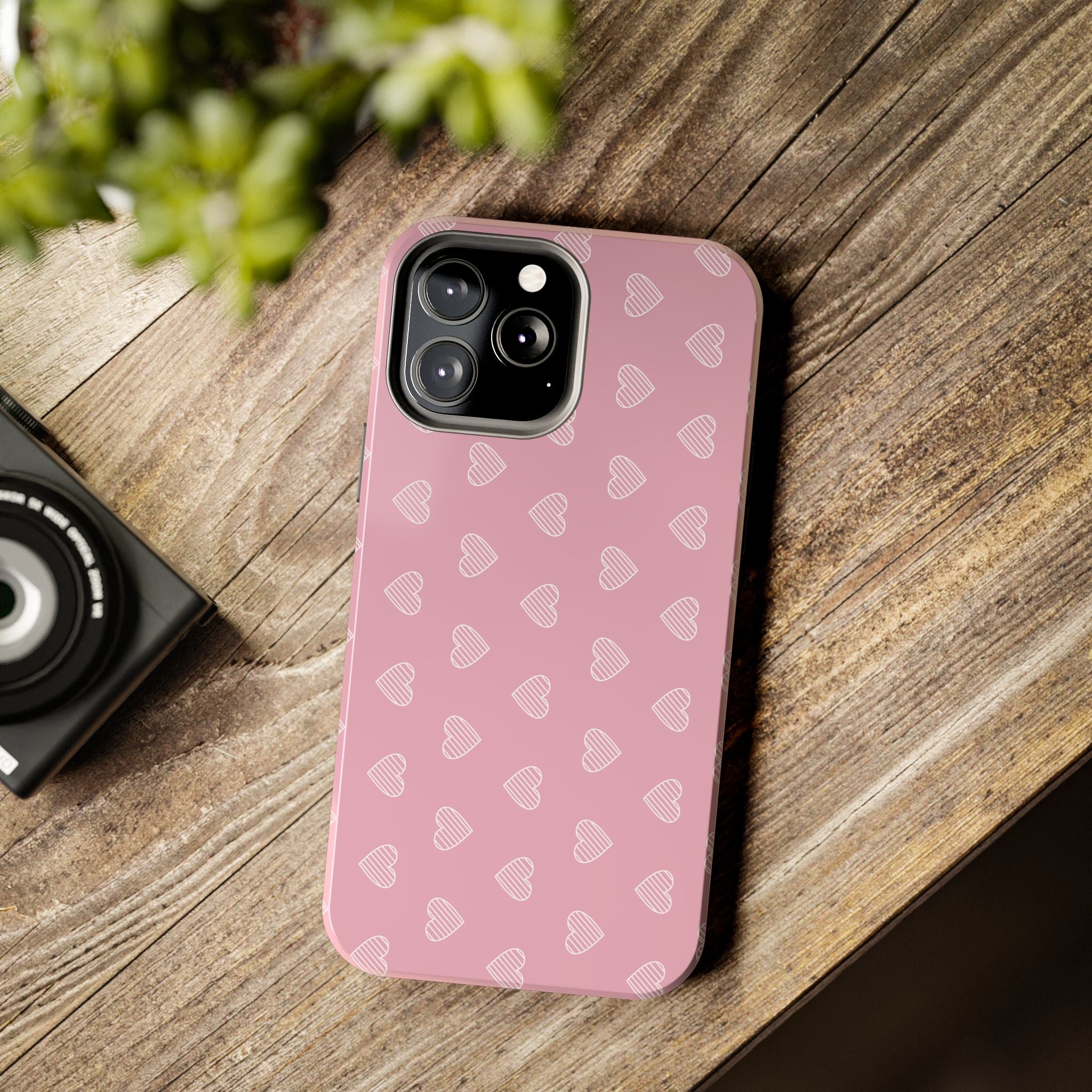 Infinite Pink Hearts Phone Case (Apple & Android)