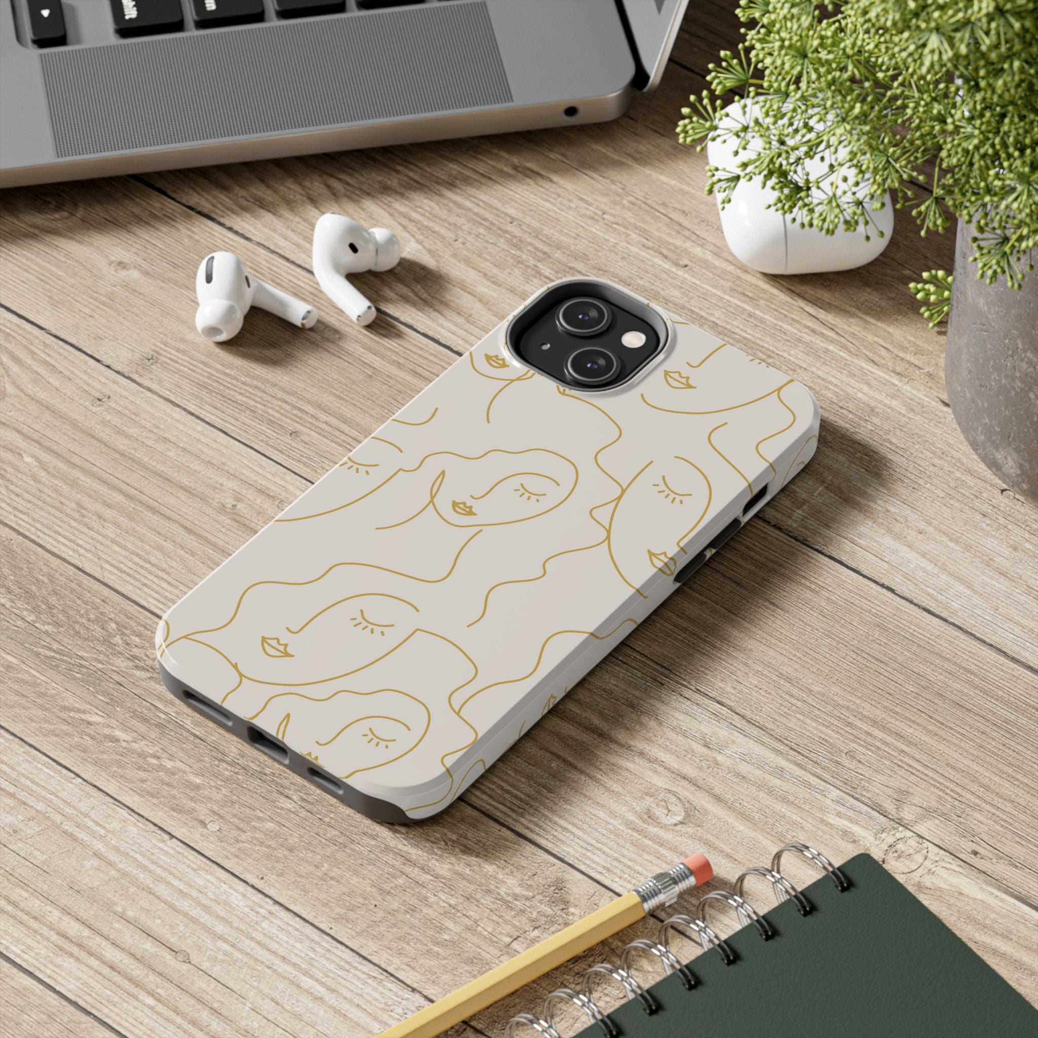 Minimalist Woman Phone Case (Apple & Android)