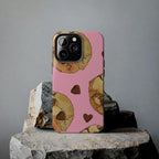 Chocolate Chip Cookies Phone Case (Apple & Android) - Pink Sweetheart