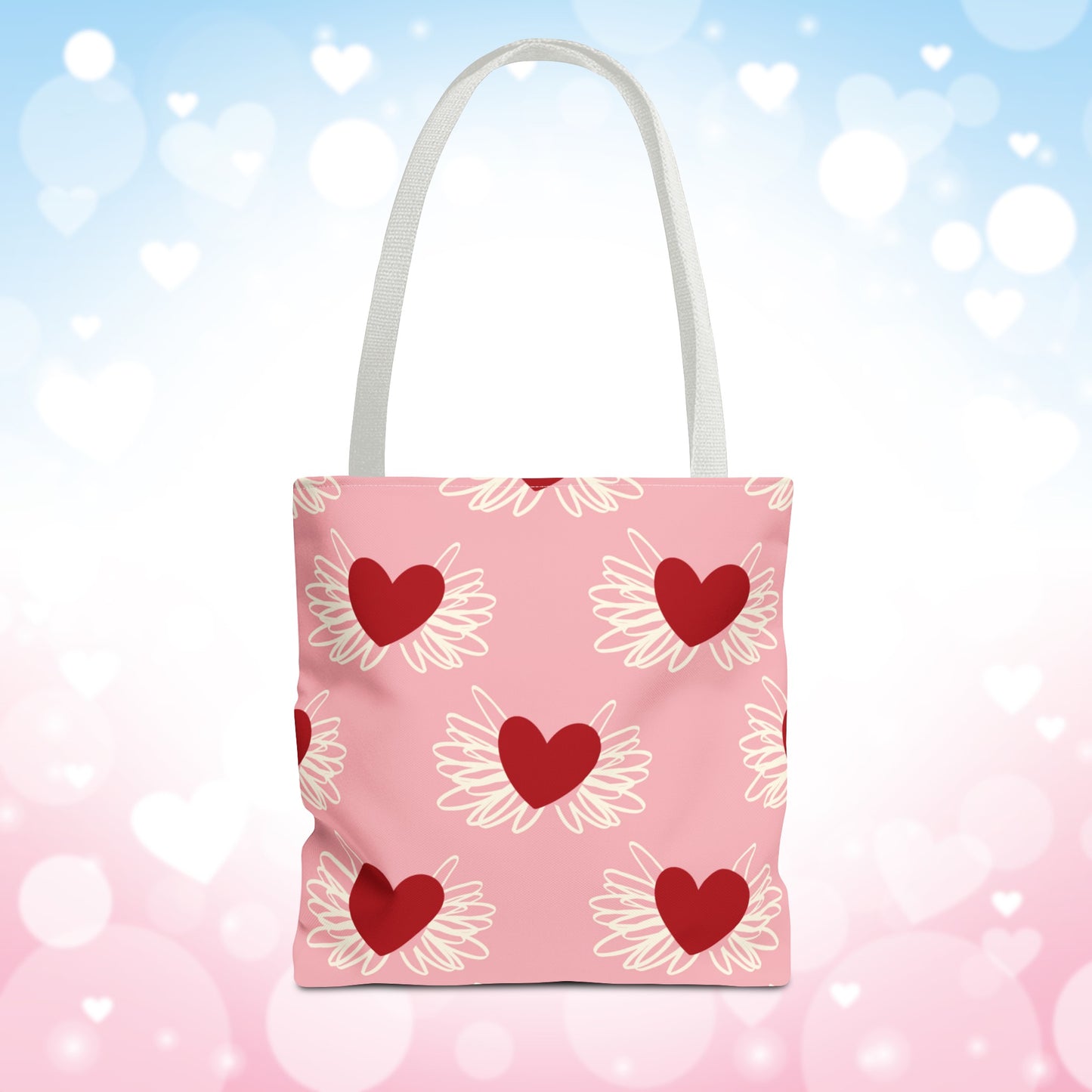 Valentine Hearts Tote Bag