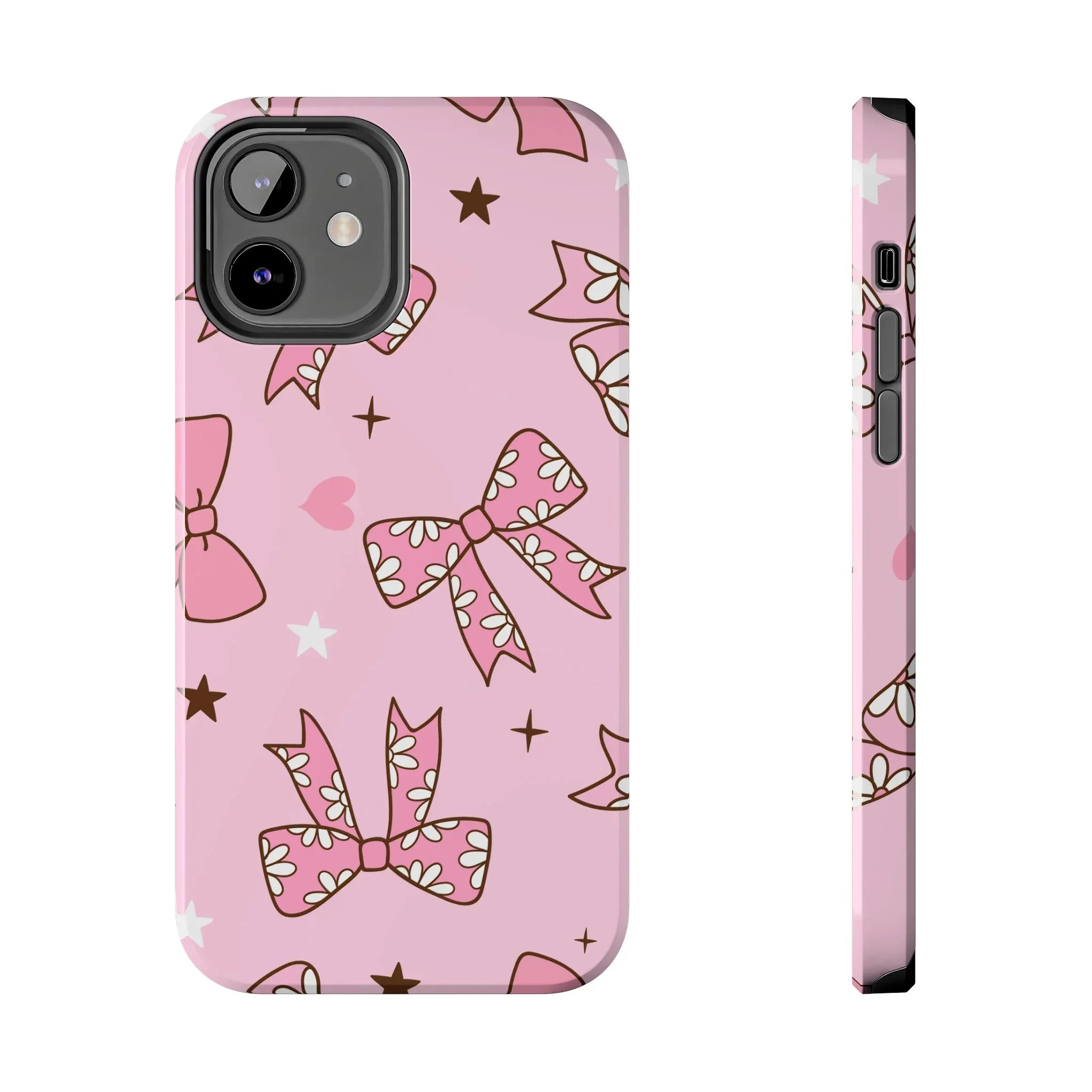 Pretty Pink Bows Phone Case (Apple & Android) - Pink Sweetheart