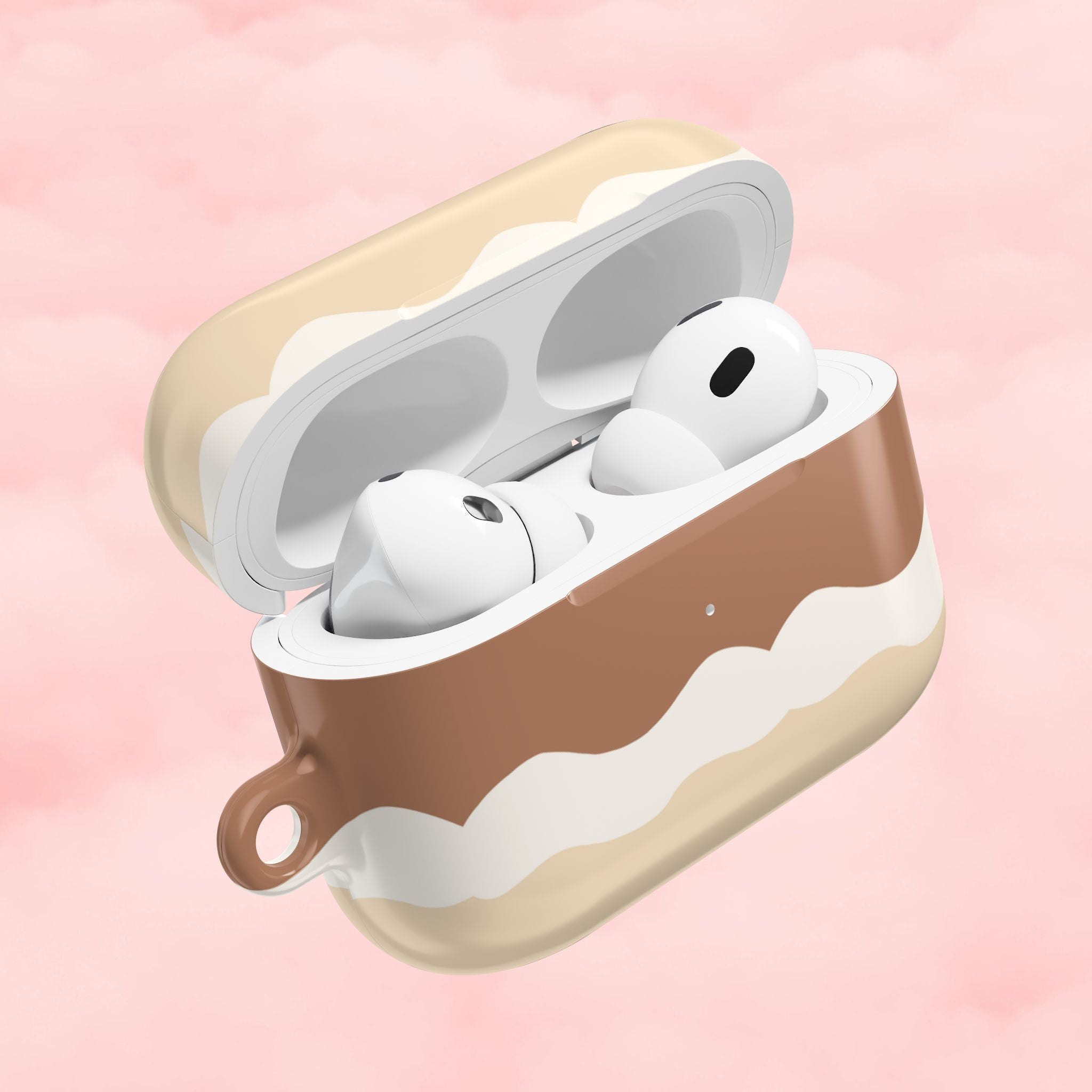 Layered Tiramisu Desert AirPod Case