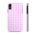 Pink Gingham Phone Case (Apple & Android)