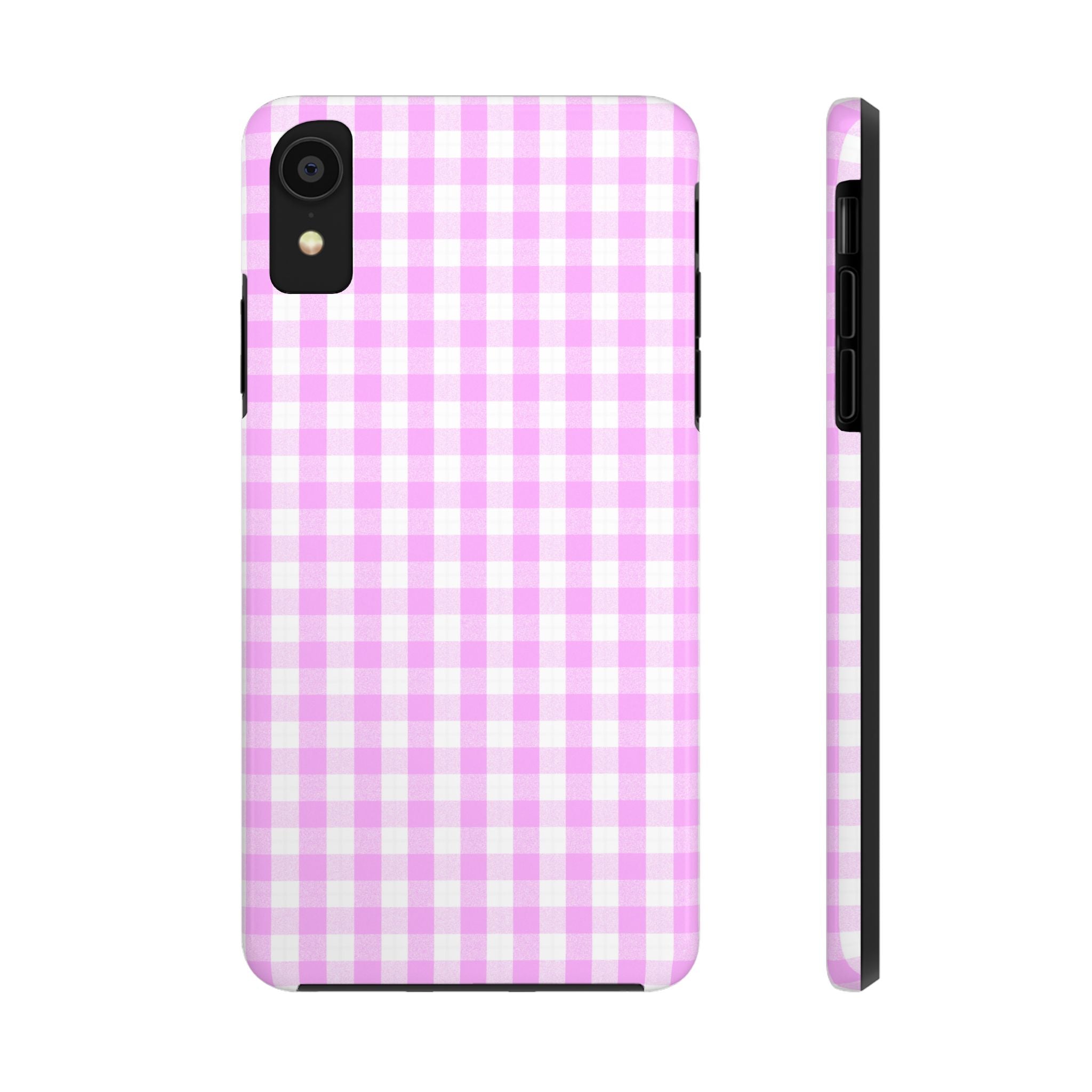 Pink Gingham Phone Case (Apple & Android)