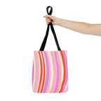 Retro Groovy Waves Tote Bag