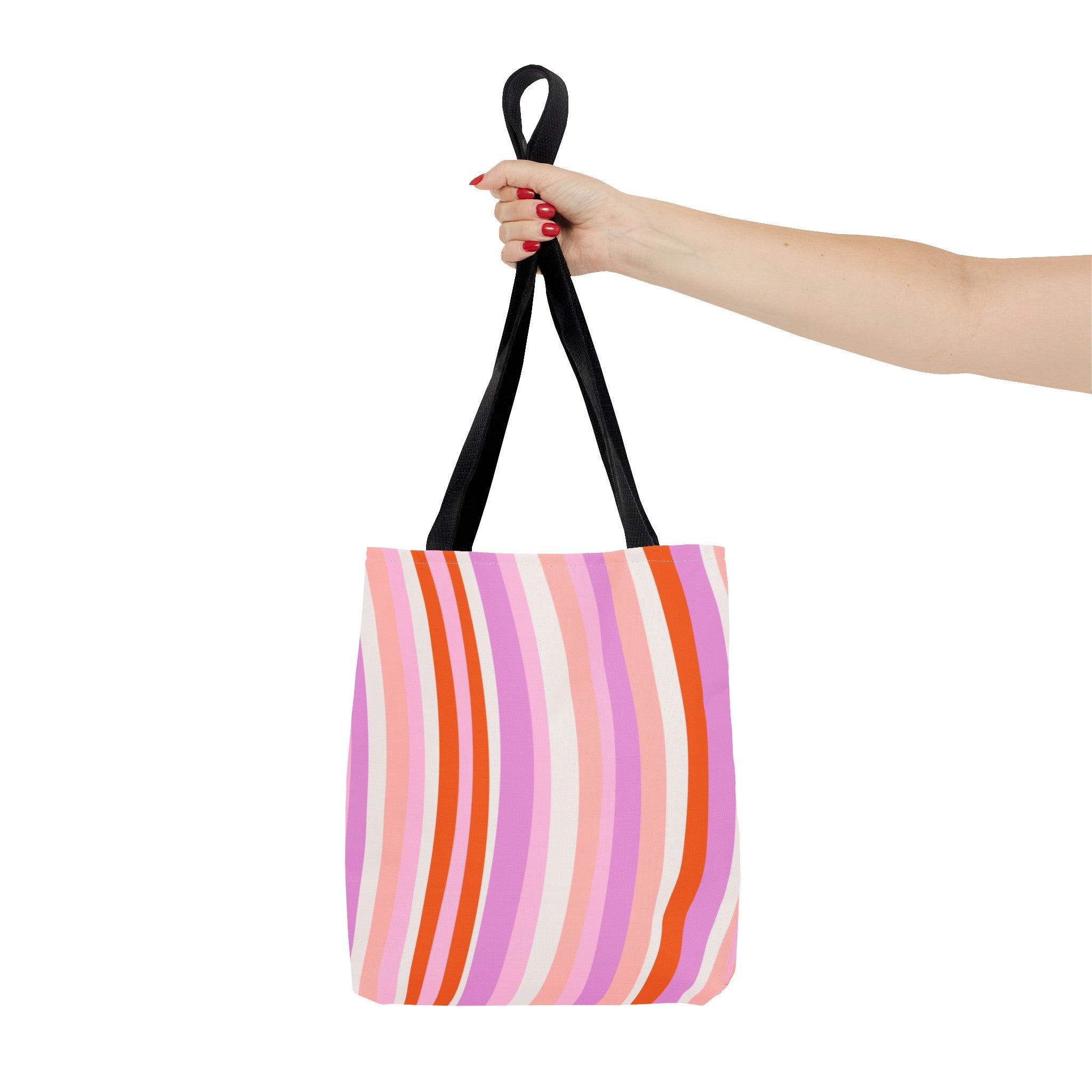 Retro Groovy Waves Tote Bag