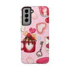 Goodies for My Sweetheart Phone Case (Apple & Android) - Pink Sweetheart