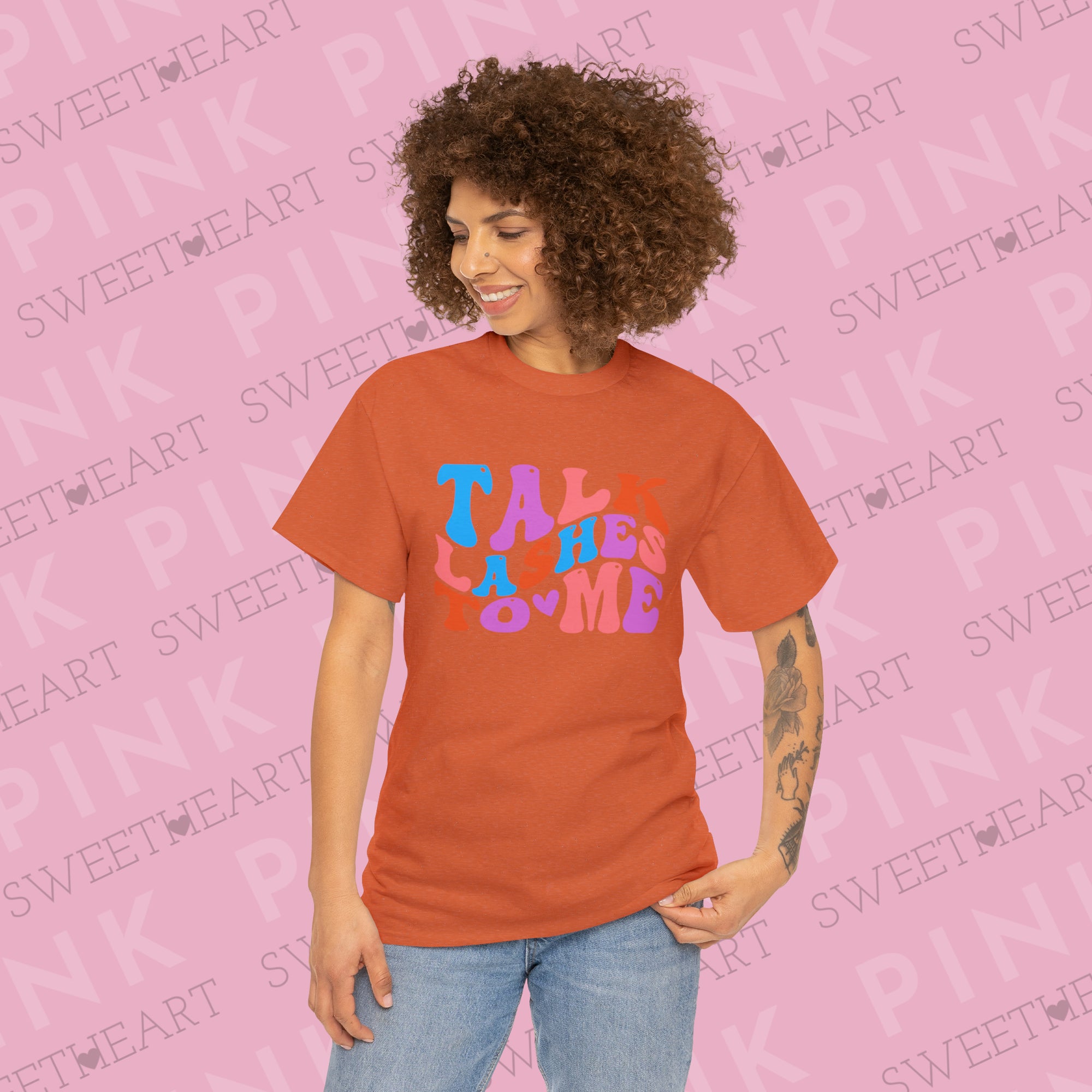 Talk Lashes to Me Cotton Tee